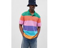 Pruhované polo tričko Vícebarevný, XS