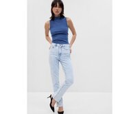 Džíny vintage slim high rise Modrá, 25REG