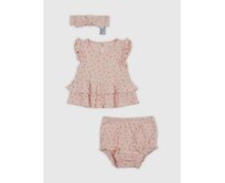 Baby outfit set Růžová, 0-3M