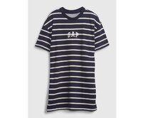 Dětské pruhované šaty Modrá, XL