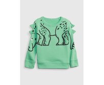Dětská mikina 3D dino Zelená, 2YRS