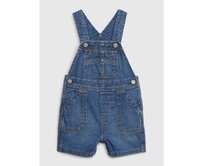 Baby džínové kraťasy lacláče Modrá, 3-6M