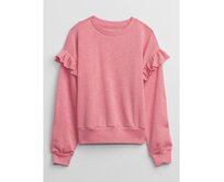 Dětská mikina s volánky Růžová, XXL