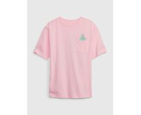 Dětské tričko s kapsičkou Růžová, L