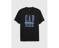 Tričko s výrazným logem Černá, XS