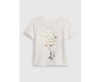 Dětské tričko s potiskem Unisex Bílá, 0-3M