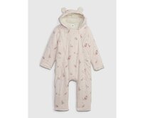 Baby zimní kombinéza sherpa Růžová, 0-3M