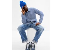 Košile s dlouhým rukávem Modrá, XS