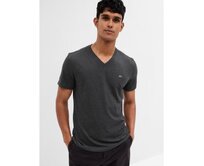 Tričko s výstřihem do V Šedá, XS