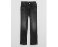 Dětské džíny straight mid rise Černá, 5