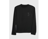 Dětské tričko s logem Černá, M