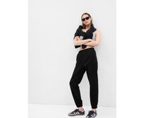 Tepláky boyfriend Černá, XXS