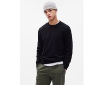 Hladký pletený svetr Černá, XS