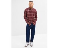 Kostkovaná košile Červená, XS