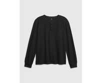 Dětské tričko s kapsičkou Černá, S