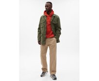 Lehká bunda na zip Zelená, XS