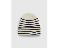 Pruhovaná čepice Bílá, onesize