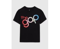 Dětské tričko s logem Černá, XS