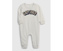Baby overal s logem Bílá, 6-12M