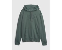 Mikina s logem a kapucí Zelená, XS