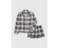 Dětské kostkované pyžamo Šedá, 6