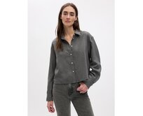 Košile crop Šedá, L