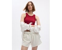 Tílkový crop top Červená, XS