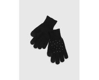 Dětské pletené rukavice Černá, L