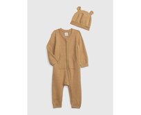 Baby overal CashSoft Hnědá, 0-3M