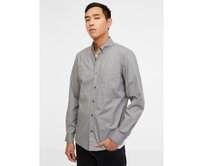 Košile s dlouhým rukávem Šedá, XS