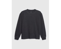 Dětské bavlněné tričko s vysokou gramáží Černá, XL