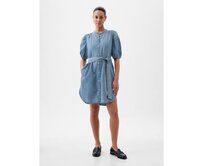 Džínové mini šaty Modrá, XXS