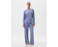 Pyžamový vrchní díl Modrá, S