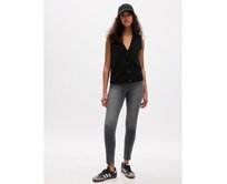 Džíny true skinny high rise Šedá, 24REG