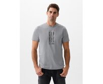 Tričko s potiskem Šedá, XS