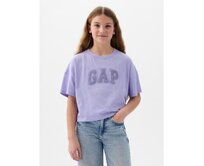 Dětské tričko s logem Fialová, XS