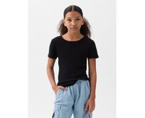 Dětské bavlněné tričko Černá, S