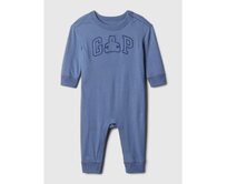 Baby overal s logem Modrá, 3-6M