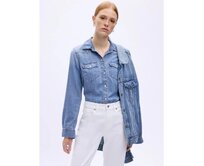 Džínová košile western Modrá, M