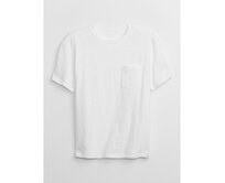 Dětské tričko s kapsičkou Bílá, M