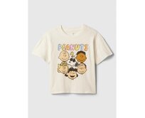 Dětské tričko GAP & Peanuts Snoopy Bílá, XS
