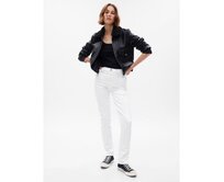 Džíny vintage slim high rise Bílá, 32