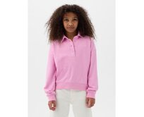 Dětská mikina s límečkem Růžová, S