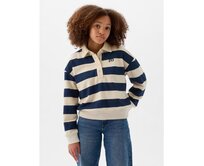 Dětská mikina s límečkem Modrá, S