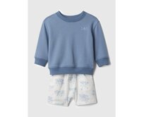 Baby set mikina a kraťasy Modrá, 0-3M