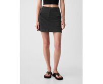 Mini sukně cargo Černá, 8