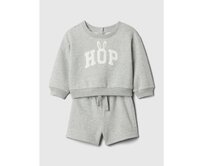 Baby tepláková souprava Unisex Šedá, 0-3M