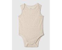 Baby body bez rukávů Béžová, 0-3M