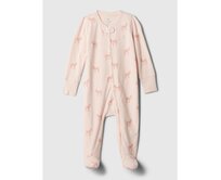 Baby overal z organické bavlny Růžová, 3-6M