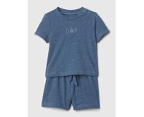 Baby bavlněná souprava Modrá, 0-3M
